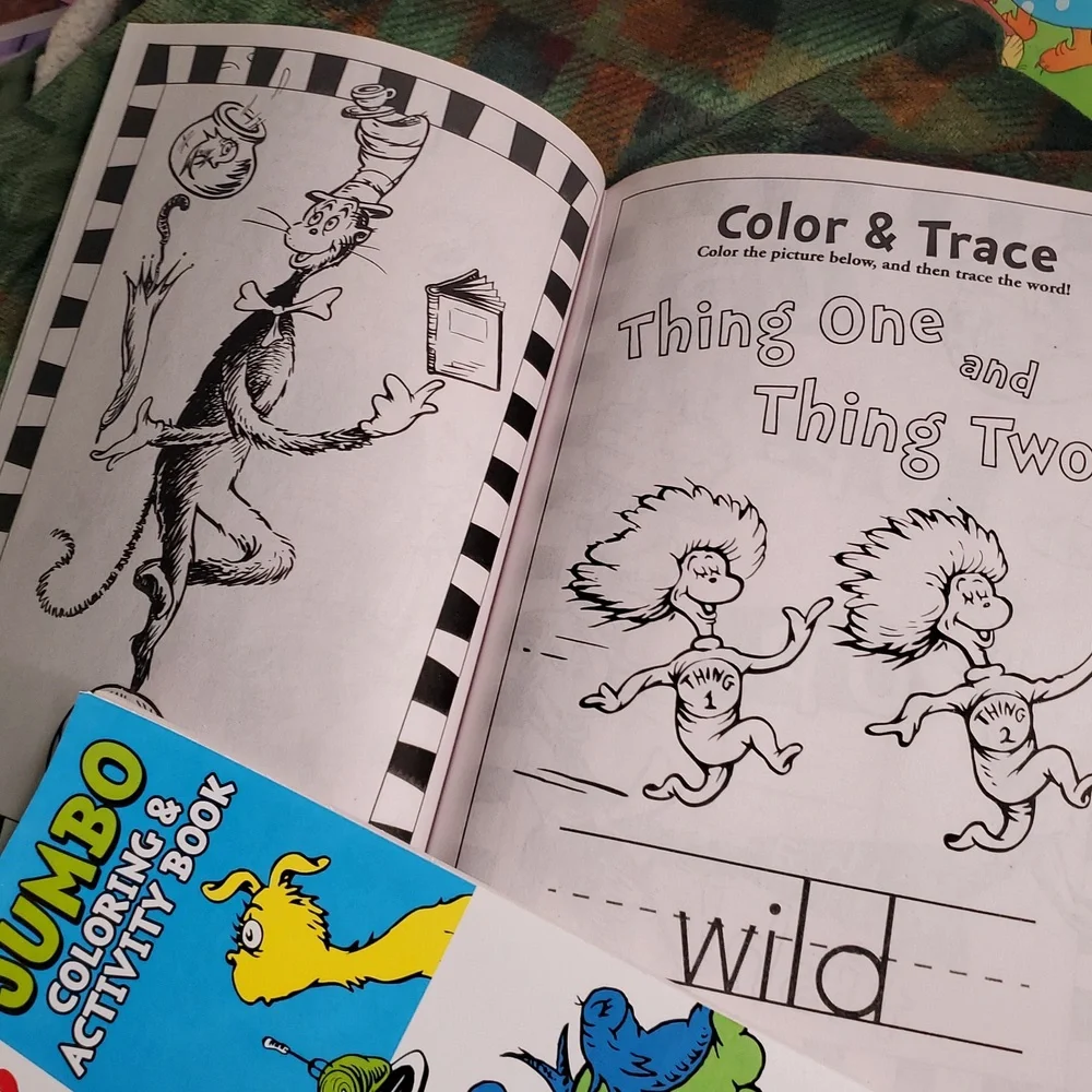 Dr. Suess Coloring and Activity‎ Book Set
